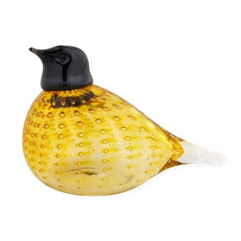 Bianco Blu Bollino Glass Bird – GlassBirds.com